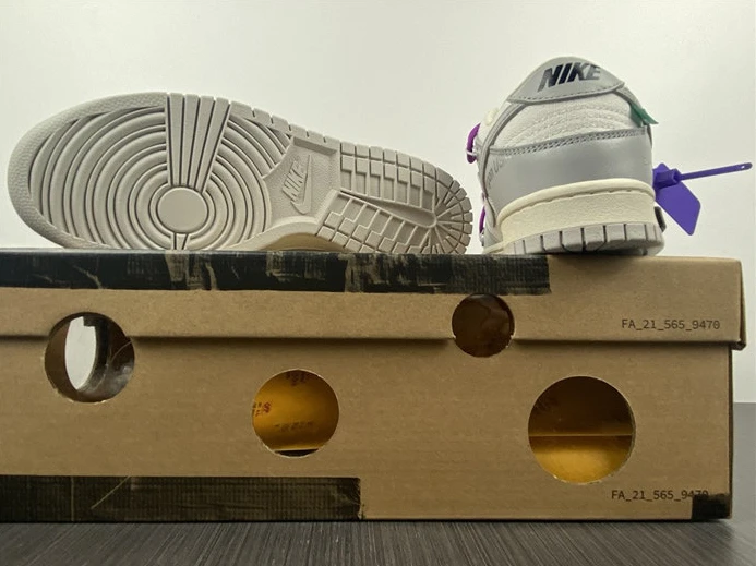 EasyMatch 7777 Nike Dunk Low Off-White Lot 28 DM1602- 2341