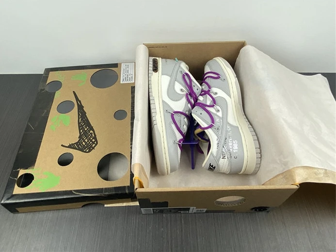 EasyMatch 7777 Nike Dunk Low Off-White Lot 28 DM1602- 2341