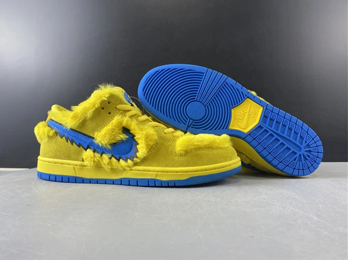 EasyMatch 8541 Nike SB Dunk Low Grateful Dead Bears Opti Yellow CJ5378- 2155