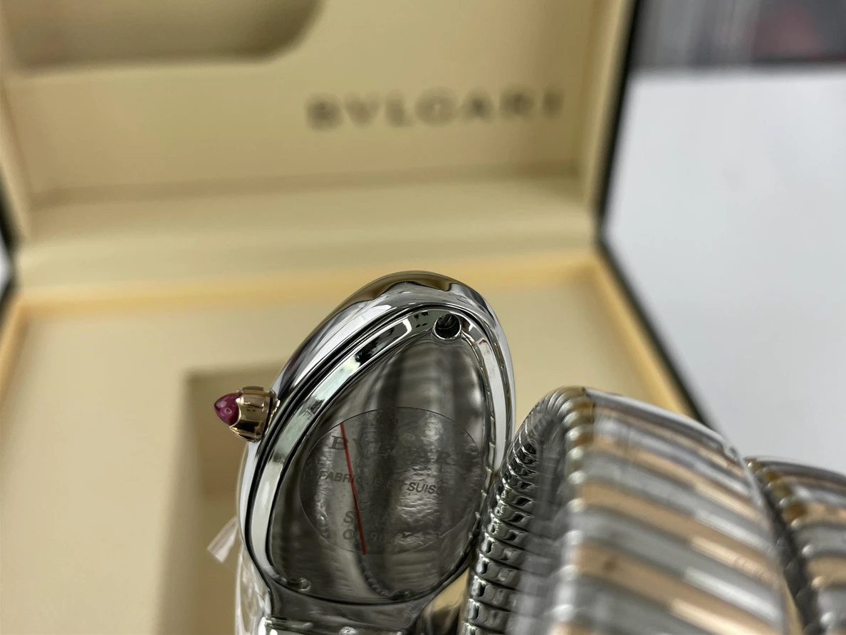 EasyMatch 9961 BVLGARI Snake Watch Rose Gold Silver colorway. Swiss move 299