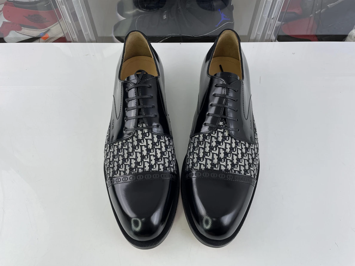 EasyMatch DIOR mens Black Dressing shoes, EU39-46 1534