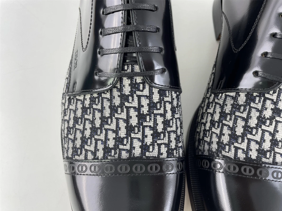 EasyMatch DIOR mens Black Dressing shoes, EU39-46 1534