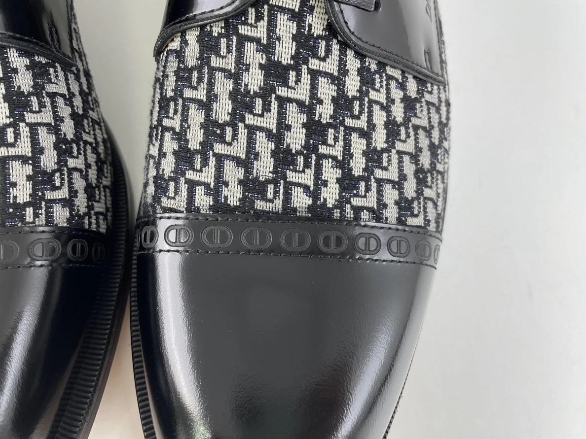 EasyMatch DIOR mens Black Dressing shoes, EU39-46 1534