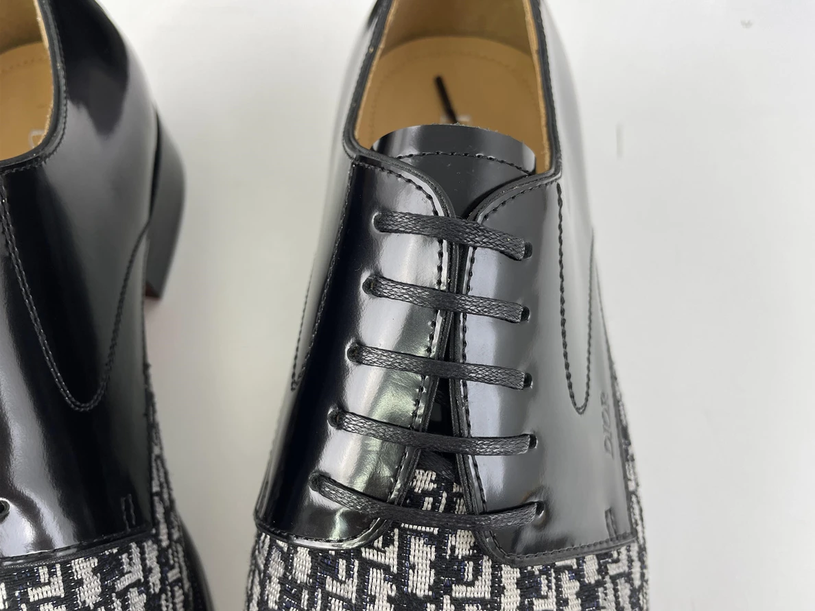 EasyMatch DIOR mens Black Dressing shoes, EU39-46 1534