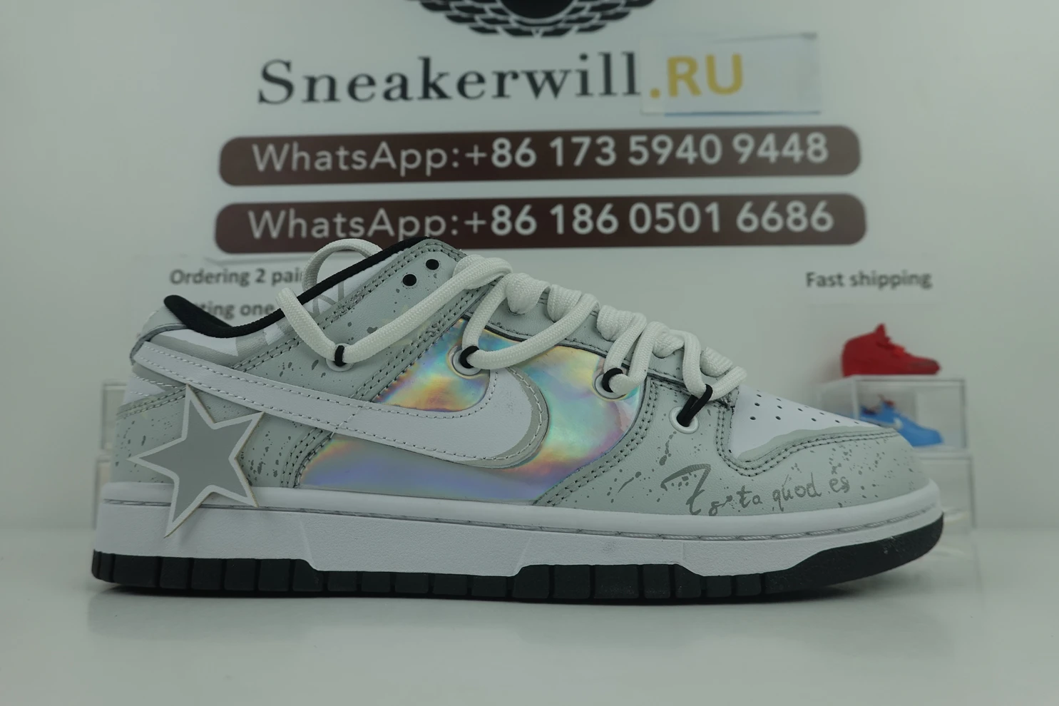 EasyMatch DUNK Low Silver Star 1722