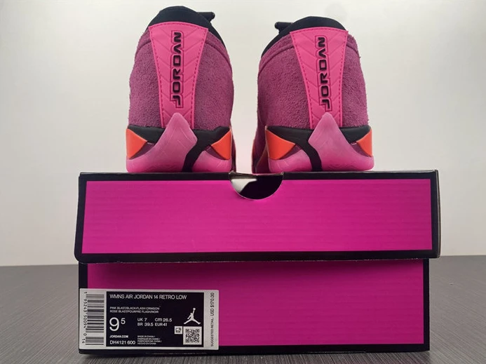 EasyMatch Jordan 14 Retro Low Shocking Pink DH4121-600 1183
