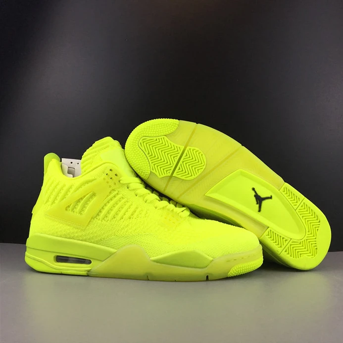 EasyMatch Jordan 4 Retro Flyknit Volt AQ3559-700 900