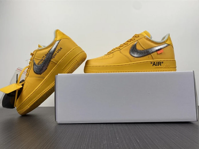 EasyMatch Nike Air Force 1 Low Off-White University Gold DD1876-700 2327