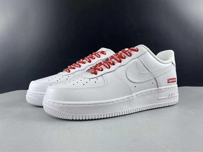 EasyMatch Nike Air Force 1 Low Supreme White  CU9225-100 2444