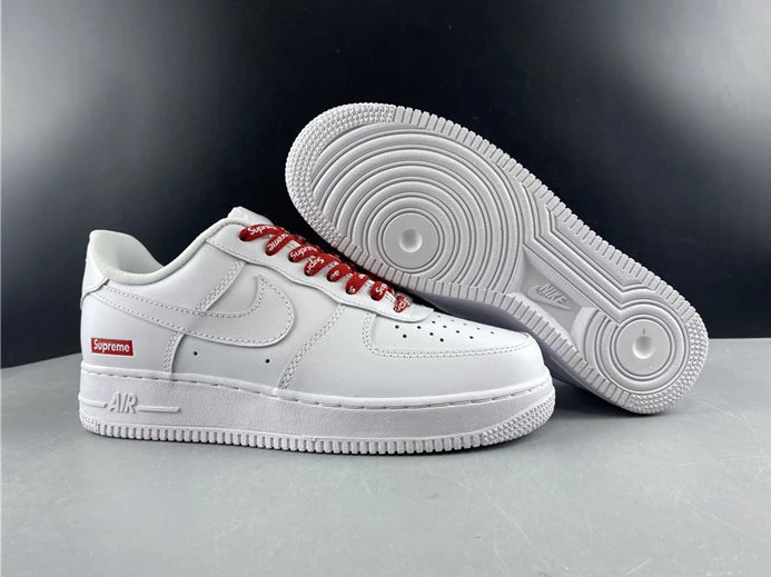 EasyMatch Nike Air Force 1 Low Supreme White  CU9225-100 2444