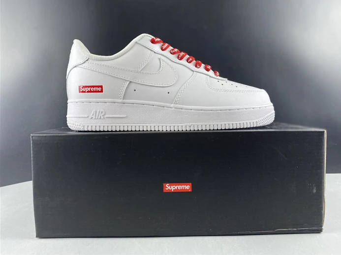 EasyMatch Nike Air Force 1 Low Supreme White  CU9225-100 2444