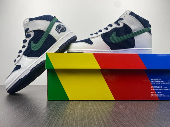 EasyMatch Nike Dunk High Sports Specialties White Navy DH0953-400 1987