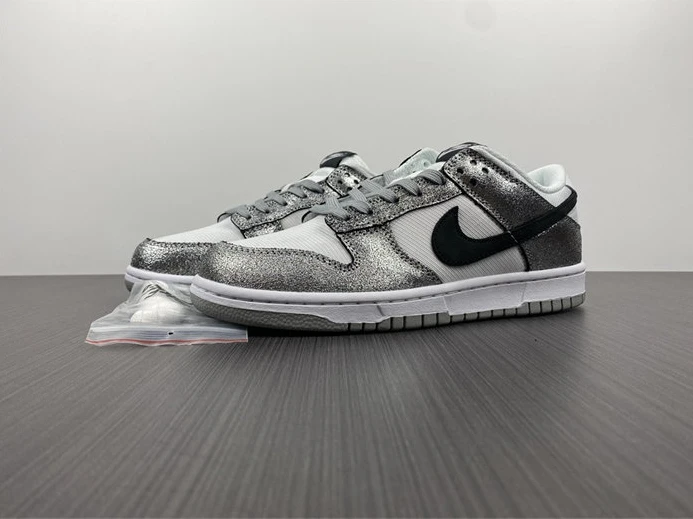 EasyMatch Nike Dunk Low Golden Gals Metallic Silver DO5882-001 1886