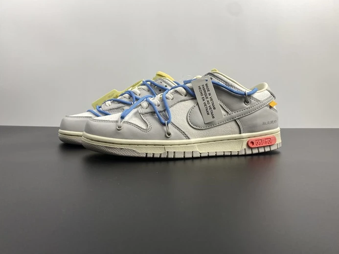 EasyMatch Nike Dunk Low Off-White Lot 5 DM1602-113 2338