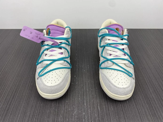EasyMatch Nike Dunk Low Off-White Lot 9 DM1602-109 2345