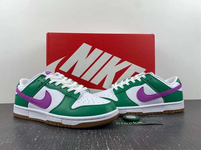 EasyMatch Nike Dunk Low White Stadium Green Fuchsia  FD9922-151 1777