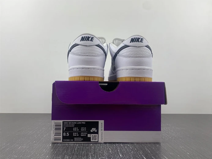 EasyMatch Nike SB Dunk Low Pro White Gum CD2563-101 1769