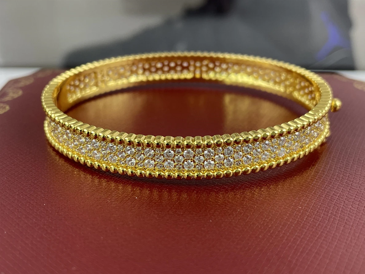 EasyMatch cartier Gold diamonds Bracelets (17, 19cm) 133
