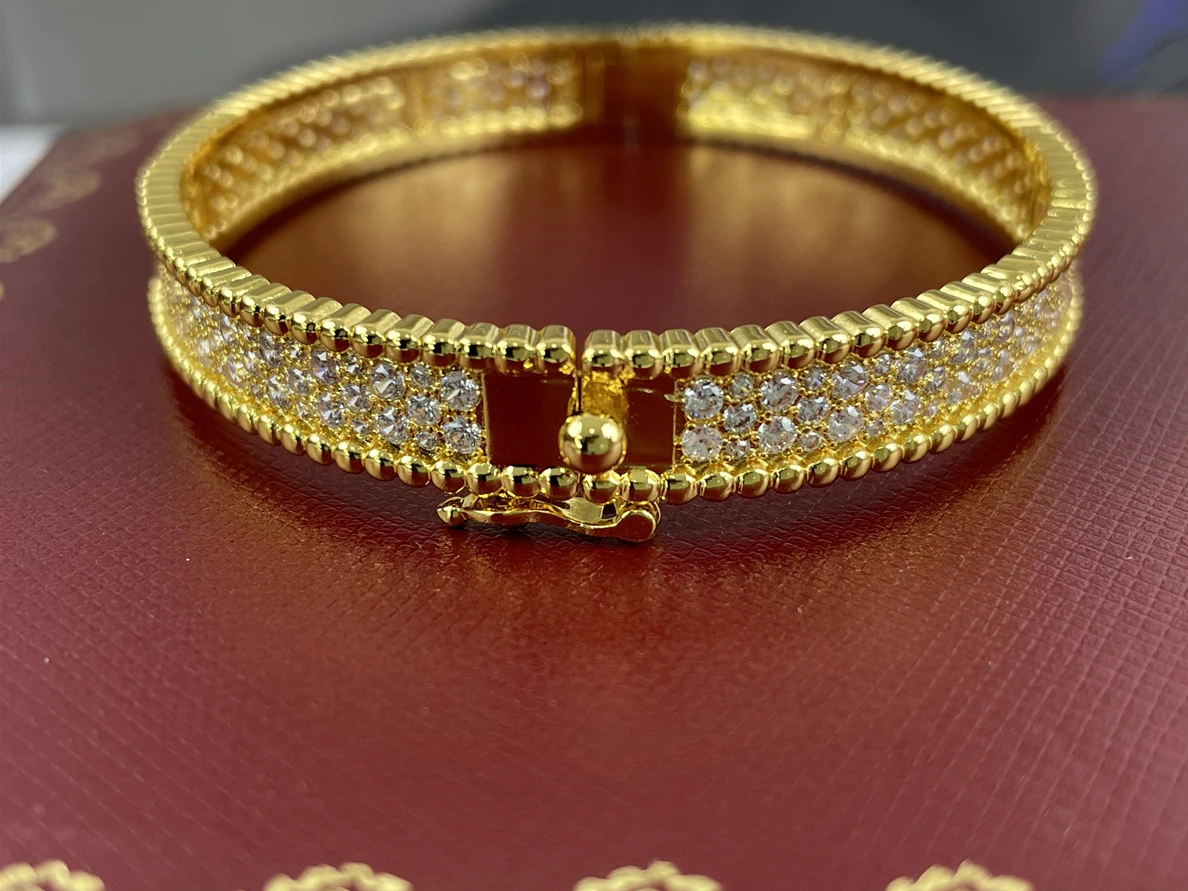 EasyMatch cartier Gold diamonds Bracelets (17, 19cm) 133