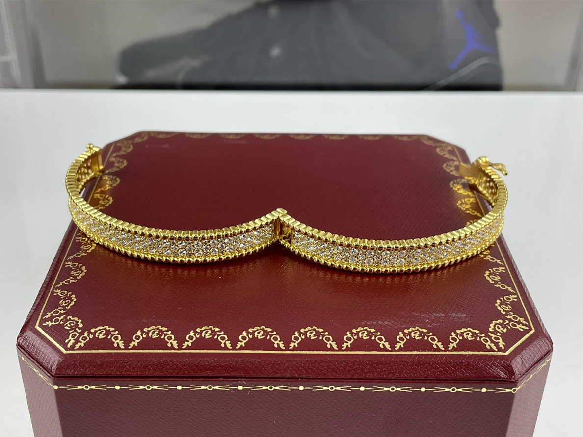 EasyMatch cartier Gold diamonds Bracelets (17, 19cm) 133
