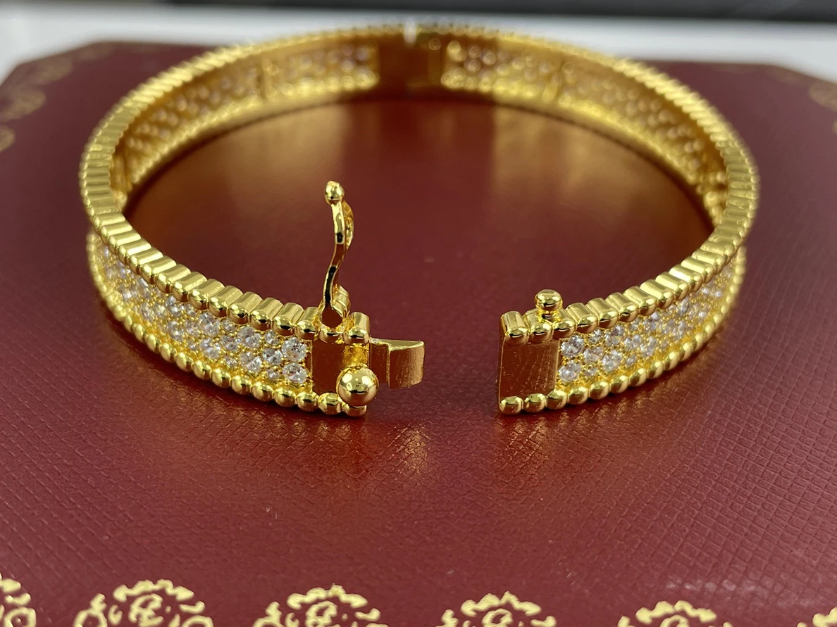 EasyMatch cartier Gold diamonds Bracelets (17, 19cm) 133