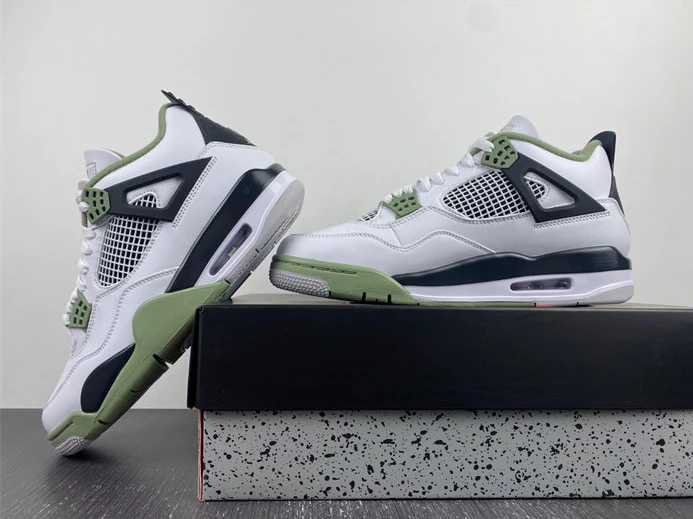 Fashionable 1595 Jordan 4 Retro Seafoam AQ9129- 844