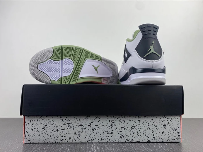 Fashionable 1595 Jordan 4 Retro Seafoam AQ9129- 844