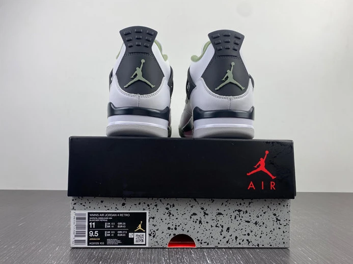 Fashionable 1595 Jordan 4 Retro Seafoam AQ9129- 844