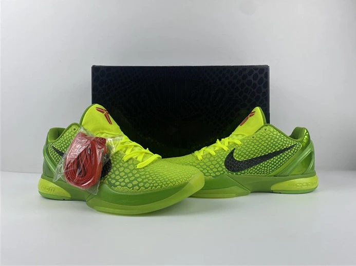 Fashionable 2355 Nike Kobe 6 Protro Grinch CW2190- 2257