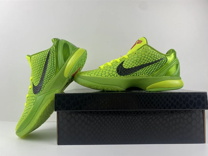 Fashionable 2355 Nike Kobe 6 Protro Grinch CW2190- 2257