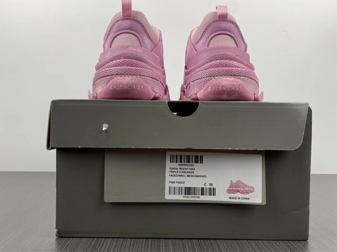 Fashionable 3459 BLCG Triple S Faded Pink  524039 W3CN3 3343