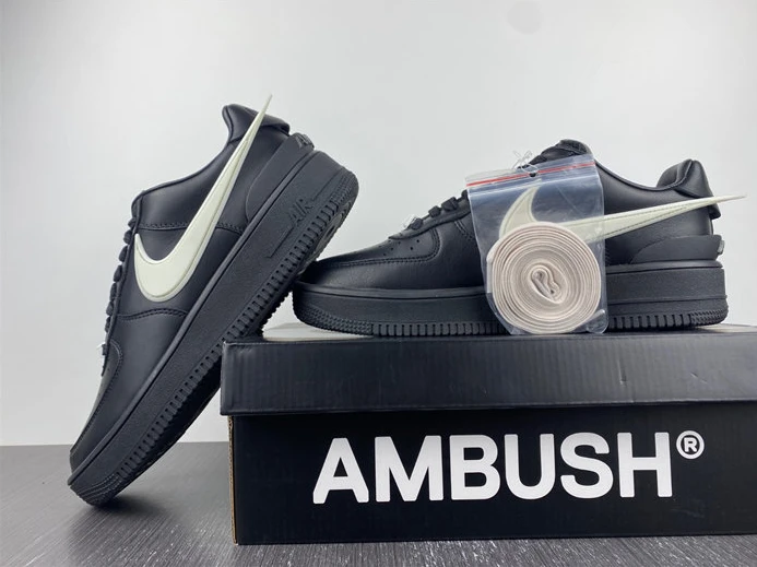 Fashionable 5213 Nike Air Force 1 Low SP AMBUSH Black DV3464- 2414