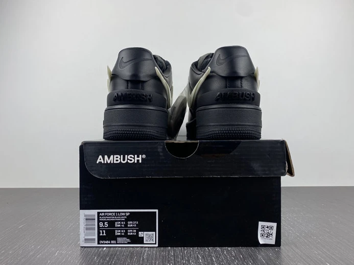 Fashionable 5213 Nike Air Force 1 Low SP AMBUSH Black DV3464- 2414
