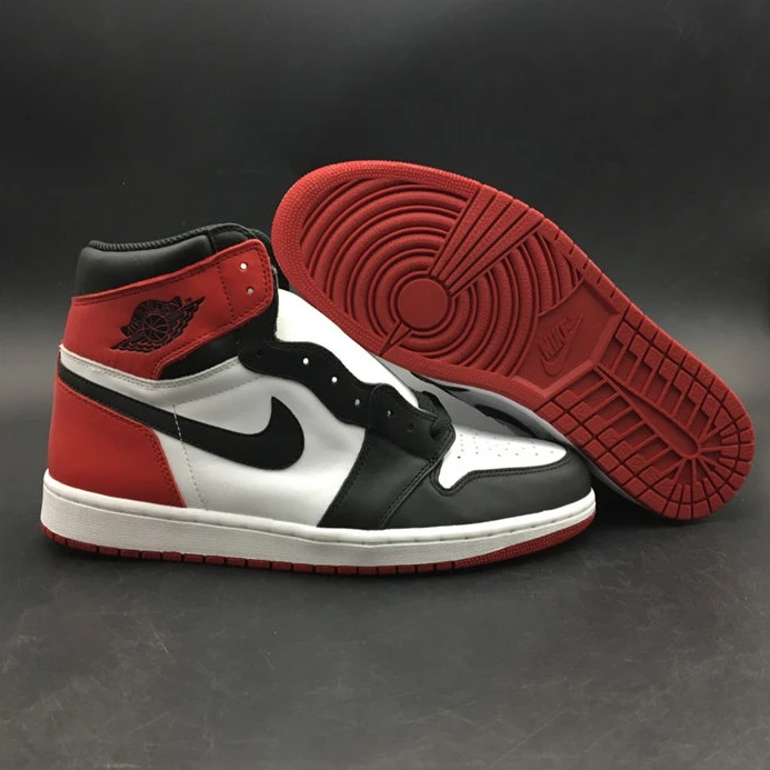 Fashionable 8582 Jordan1 Retro Black Toe 555088- 561