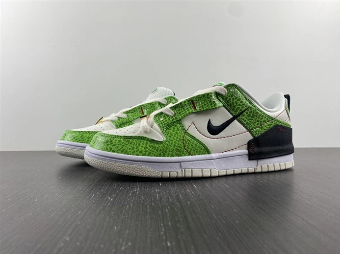 Fashionable 9066 Nike Dunk Low Disrupt 2 Just Do It Snakeskin Green DV1491- 1873