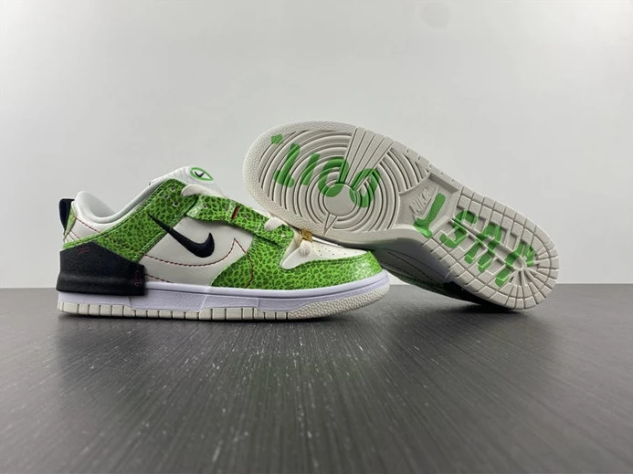 Fashionable 9066 Nike Dunk Low Disrupt 2 Just Do It Snakeskin Green DV1491- 1873