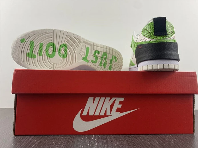 Fashionable 9066 Nike Dunk Low Disrupt 2 Just Do It Snakeskin Green DV1491- 1873
