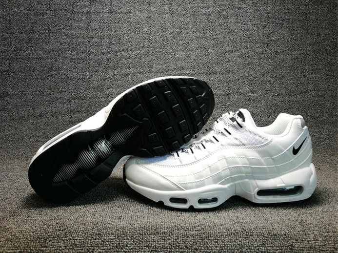 Fashionable 9243 Nike Air Max 95 White Black 609048- 2614