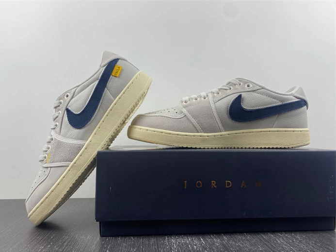 Fashionable Jordan 1 Retro AJKO Low SP Union Sail Leather DZ4864-100 602