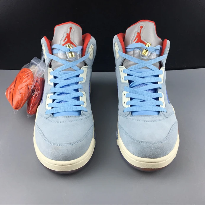 Fashionable Jordan5 Trophy Room Ice Blue CI1899-400 980