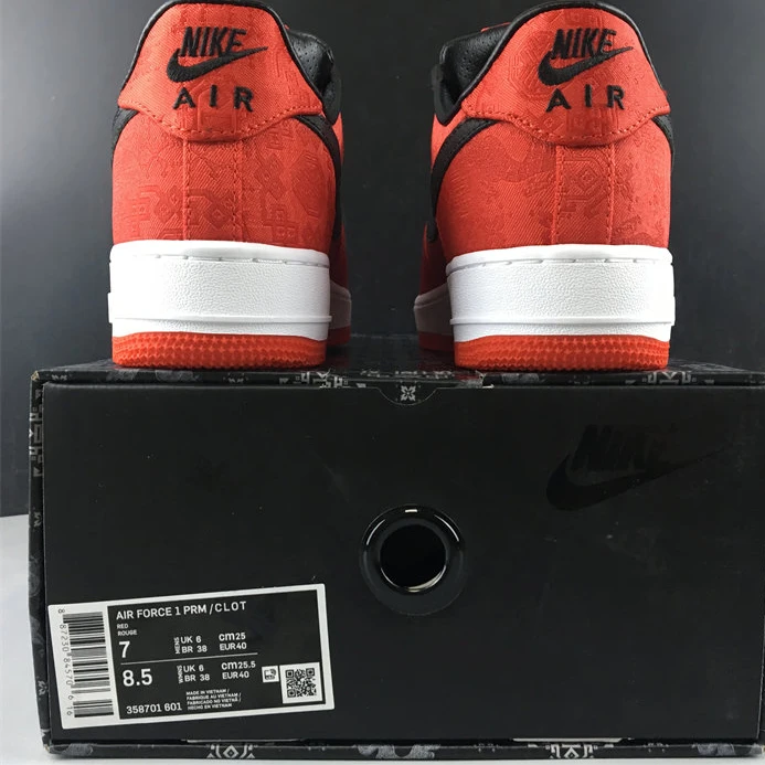 Fashionable Nike Air Force 1 Low 1World CLOT 358701-601 2467