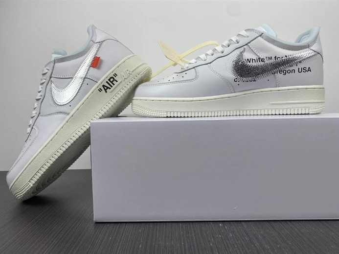 Fashionable Nike Air Force 1 Low Off-White ComplexCon AO4297-100 2436