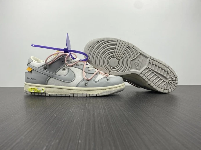 Fashionable Nike Dunk Low Off-White Lot 24 DM1602-119 2340