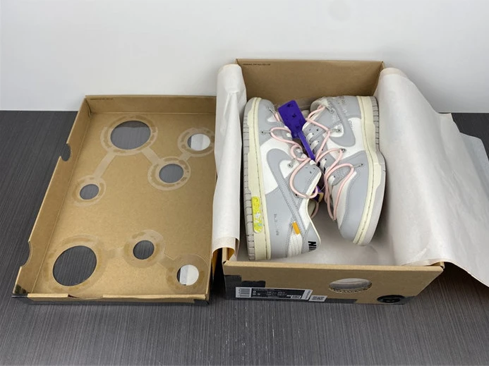 Fashionable Nike Dunk Low Off-White Lot 24 DM1602-119 2340