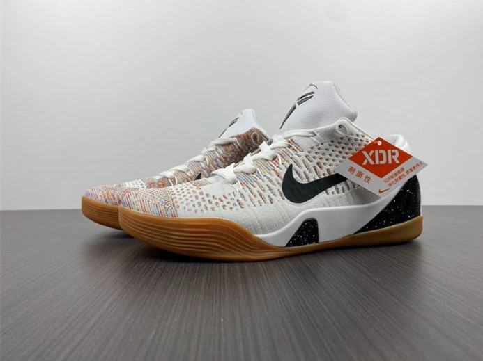 Fashionable Nike Kobe 9 Elite Premium Low HTM Milan White Multi-Color 698595-109 2279