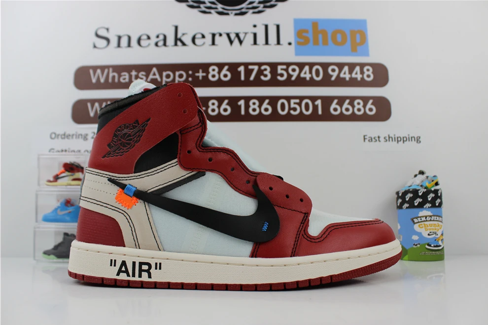 GOAT Air Jordan 1 Chicago OFF-WHITE Trendy 406