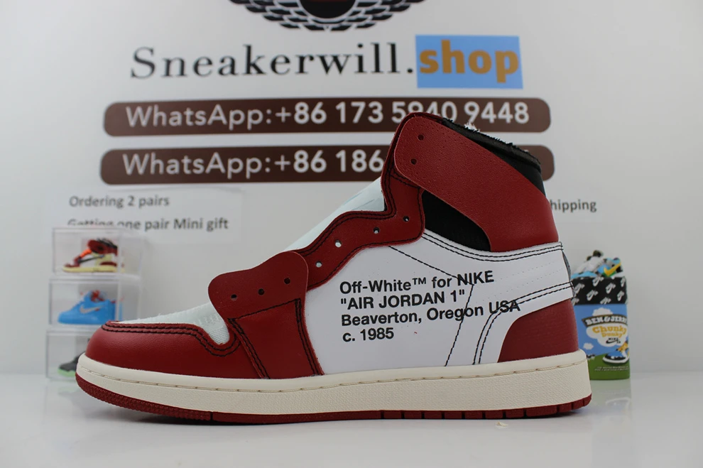 GOAT Air Jordan 1 Chicago OFF-WHITE Trendy 406