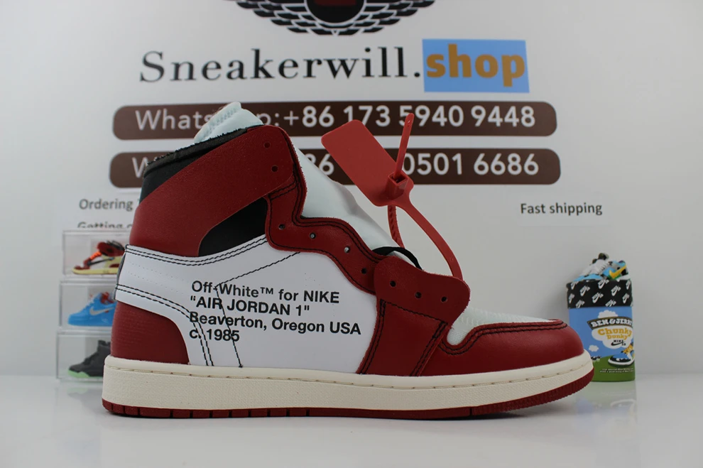 GOAT Air Jordan 1 Chicago OFF-WHITE Trendy 406