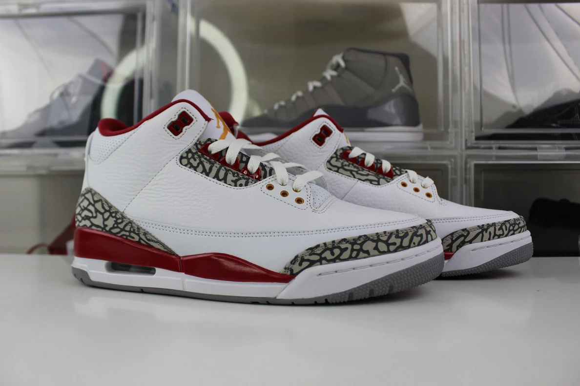 GOAT Air Jordan 3 “Cardinal Red” Trendy 706