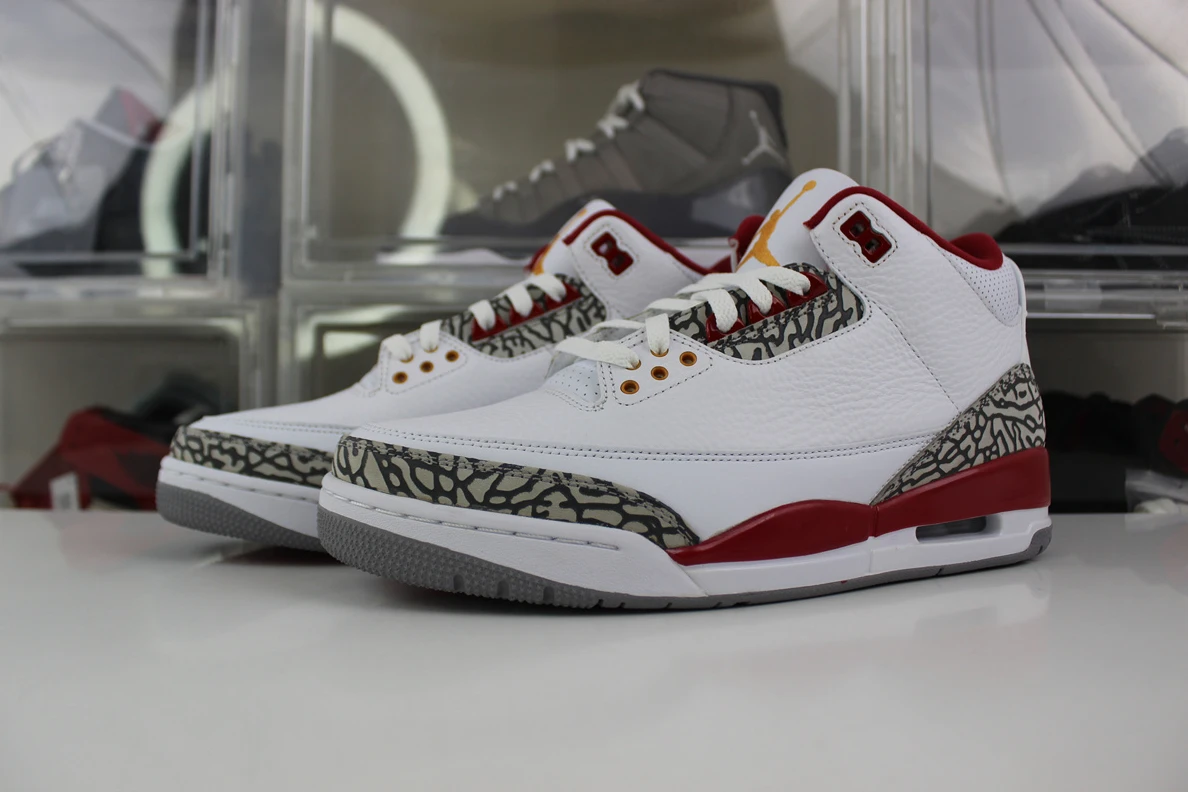 GOAT Air Jordan 3 “Cardinal Red” Trendy 706